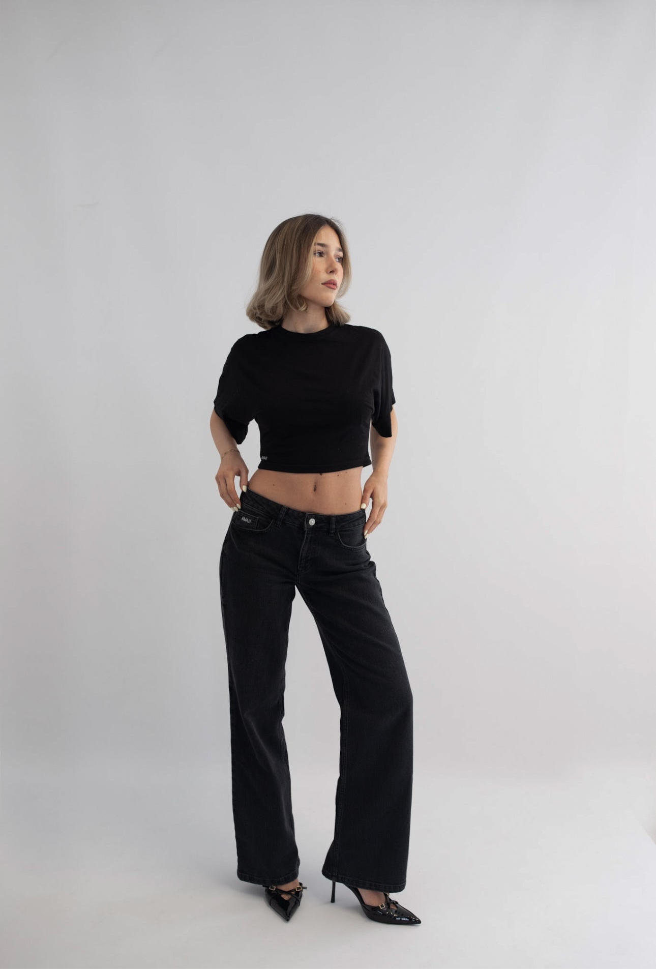 AMAII JEANS BLACK