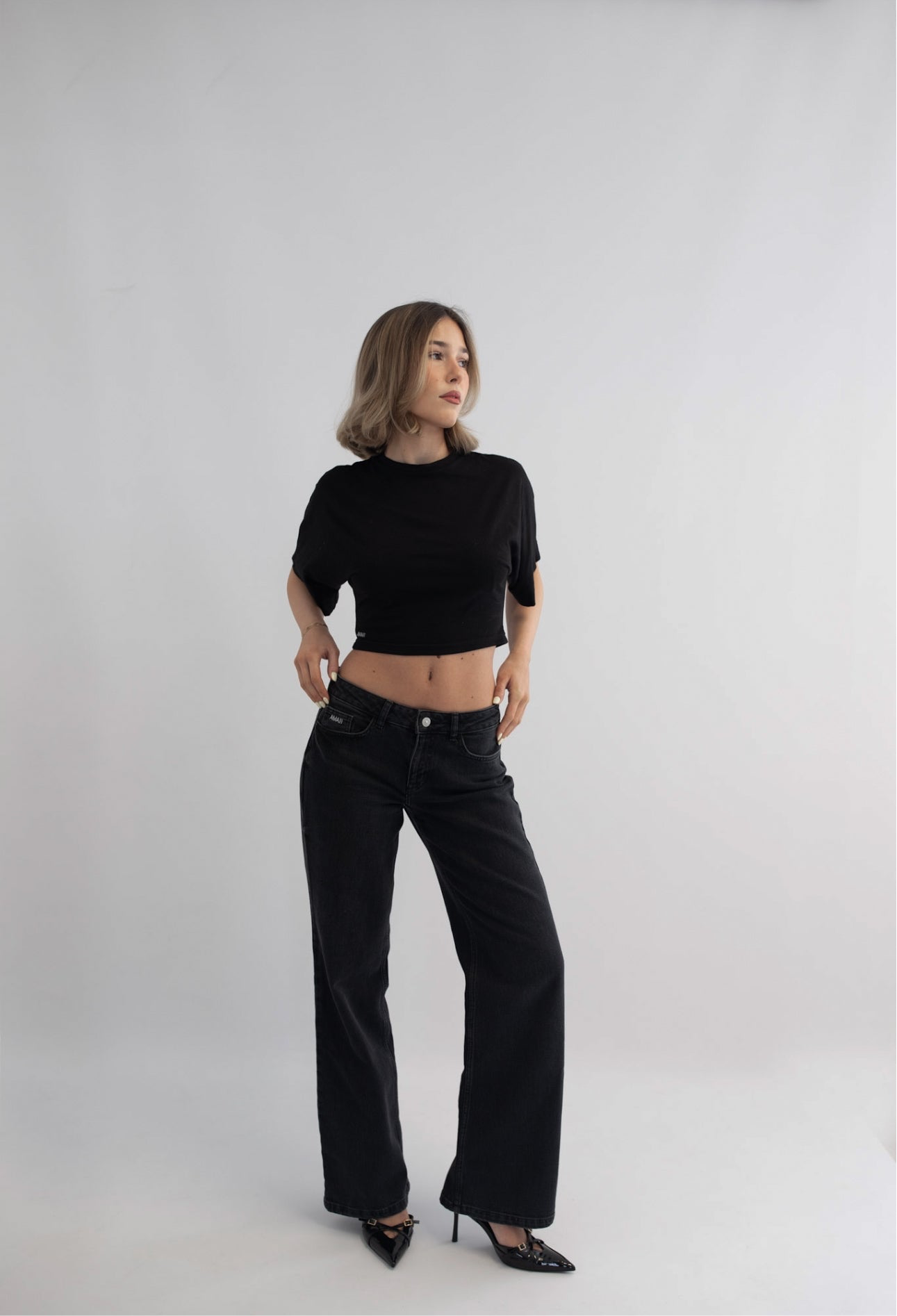 AMAII JEANS BLACK